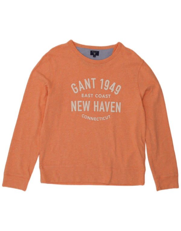 Gant Herre grafisk sweatshirt Jumper Medium Pink Bomuld