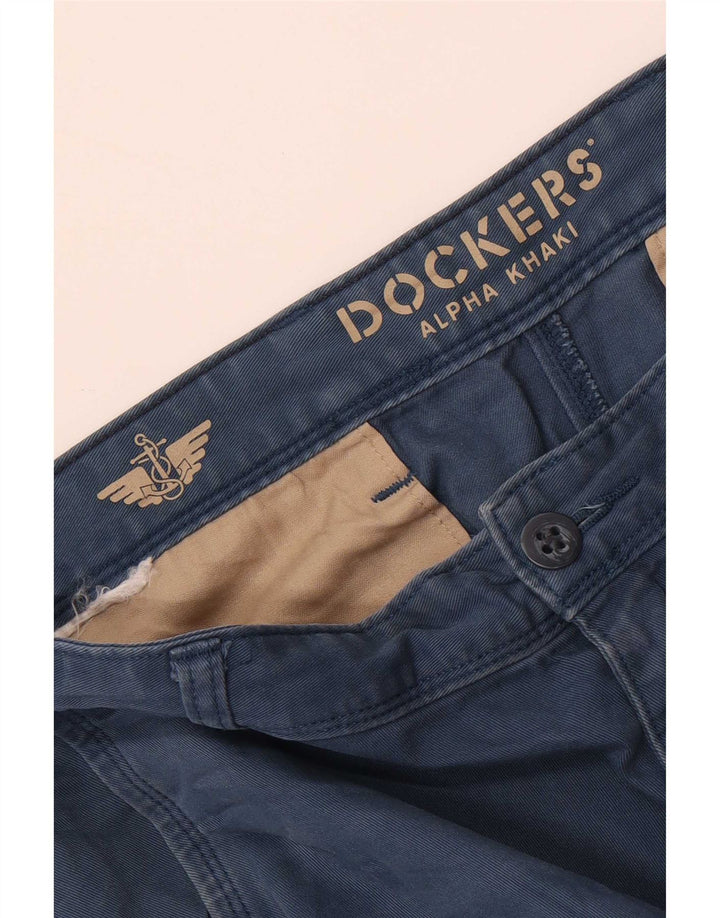 Dockers Herre Alpha Tapered Chino Bukser W32 L32 Blå