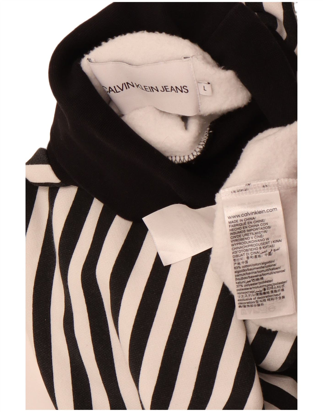 CALVIN KLEIN JEANS Dame Oversized Sweatshirt Jumper UK 14 Large Sort