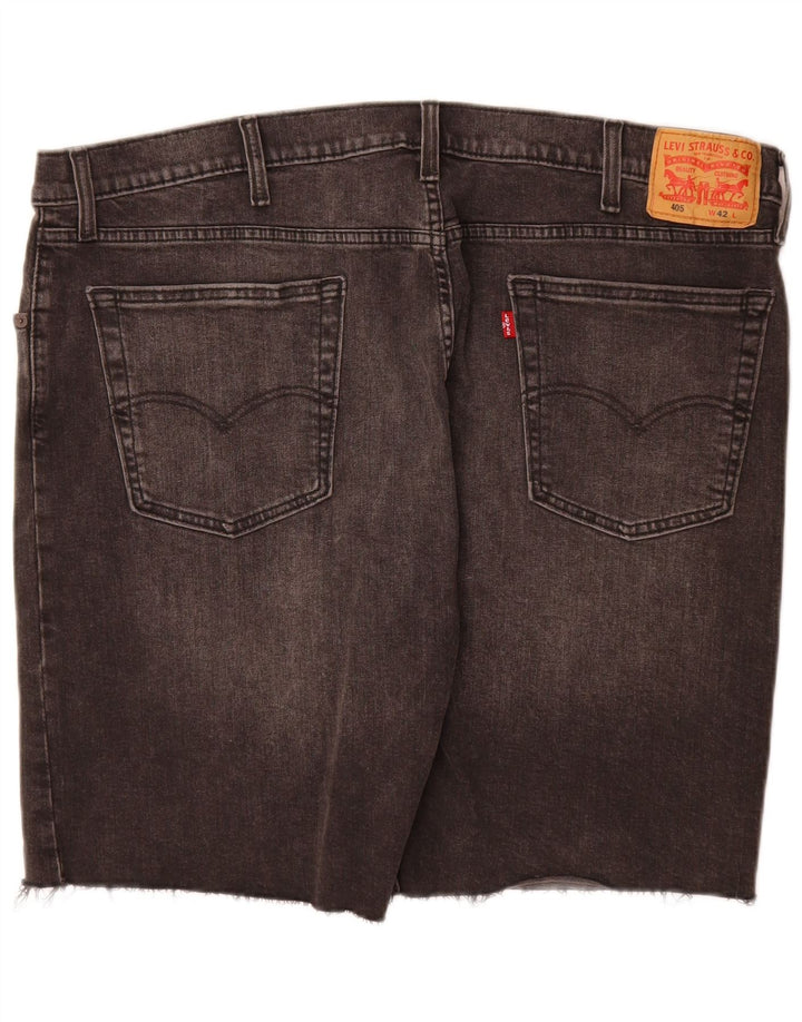 Levi's Herre 405 Denim Shorts W42 2XL Grå Bomuld