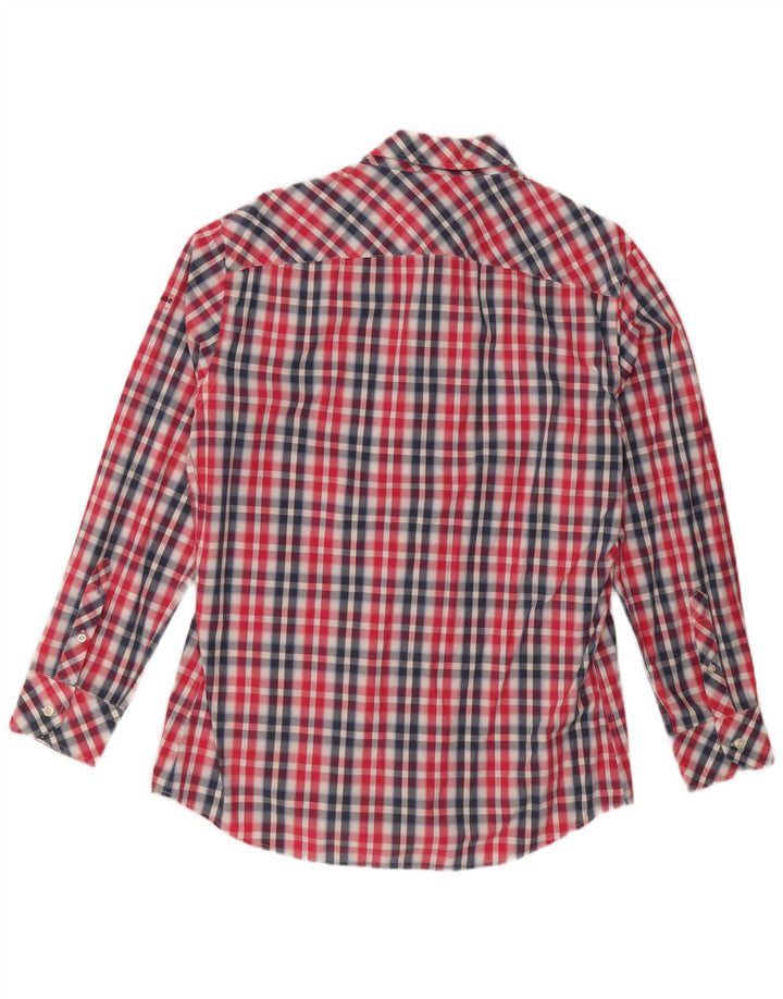 Harmont & Blaine herreskjorte XL Pink ternet bomuld