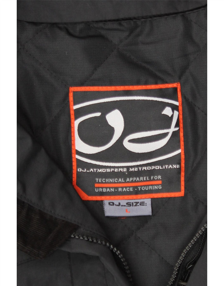 OJ Atmosfere Herre Utility Jacket UK 40 Large Black Nylon