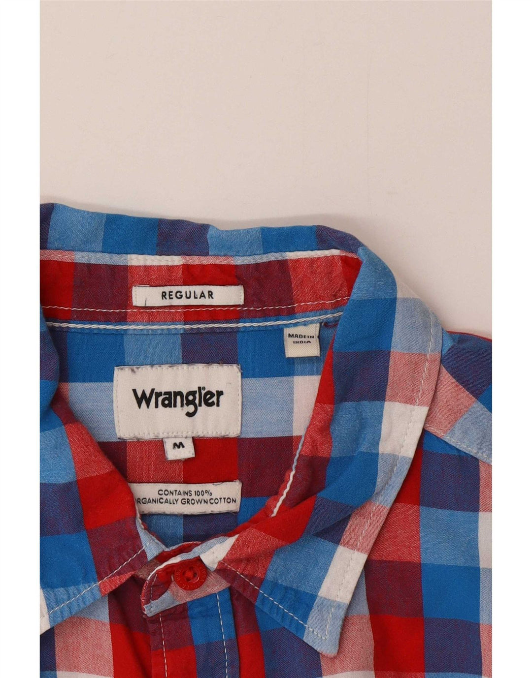Wrangler Herre Regular Fit skjorte Medium Flerfarvet ternet bomuld