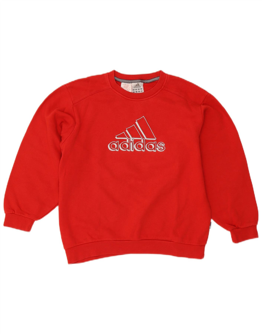 ADIDAS Piger Grafisk Sweatshirt Jumper 11-12 År Rød Bomuld