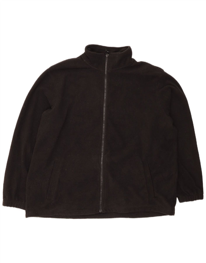MOUNTAIN WAREHOUSE Fleecejakke til mænd UK 42 XL Sort Polyester