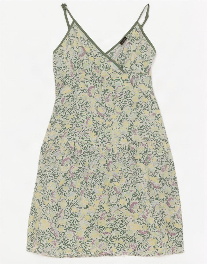Fat Face Dame Sundress UK 8 Small Green Floral