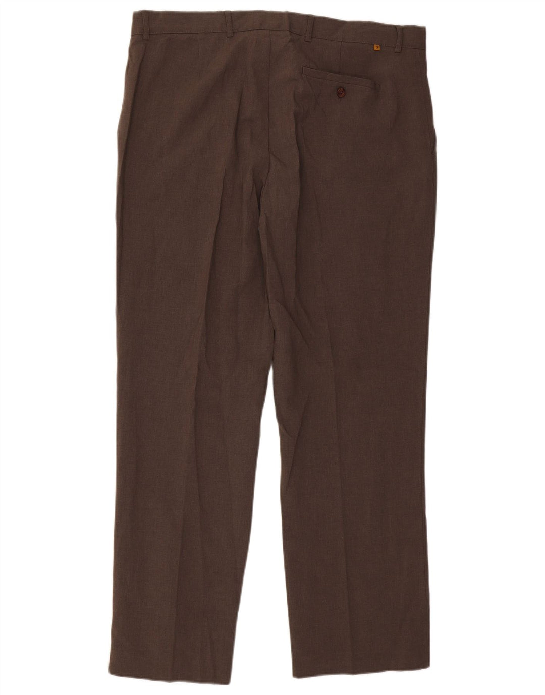 Farah Lige Chinobukser til mænd W40 L31 Brun polyester