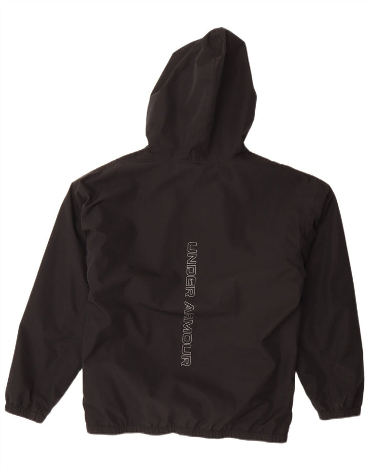 Under Armour drenge grafisk hætte regnjakke 13-14 år sort