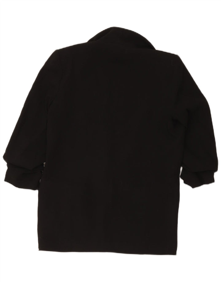 Zara Womens Open Blazer Jacket UK 10 Small Black