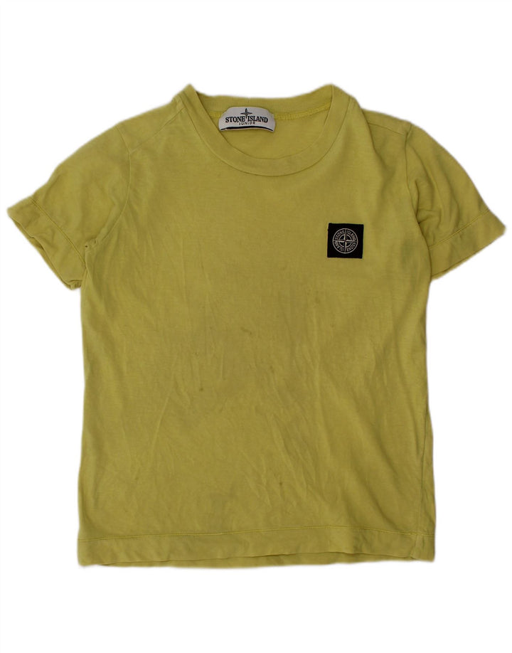 STONE ISLAND Drenge T-Shirt Top 3-4 År Grøn