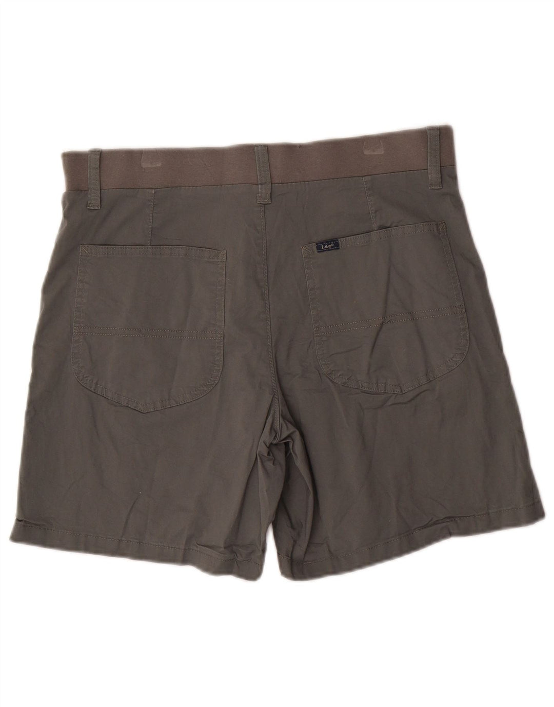 LEE Chino Shorts til kvinder store W34 Khaki Bomuld