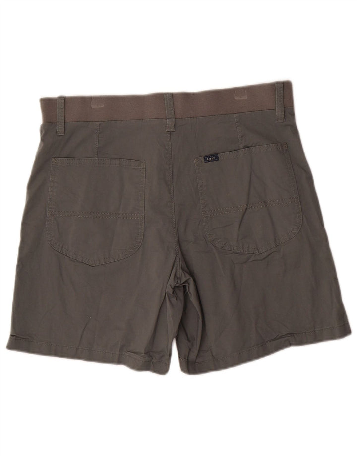 LEE Chino Shorts til kvinder store W34 Khaki Bomuld