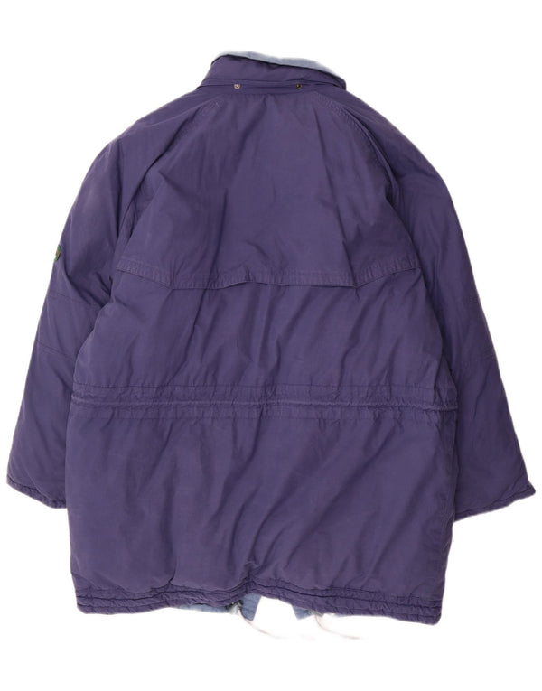 DIADORA Herre Loose Fit Vendbar polstret jakke UK 38 Medium Blue Cotton