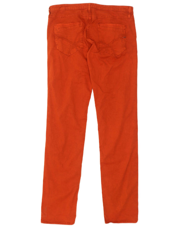 Gas Herre Mitch Straight Casual Bukser W33 L34 Orange Bomuld
