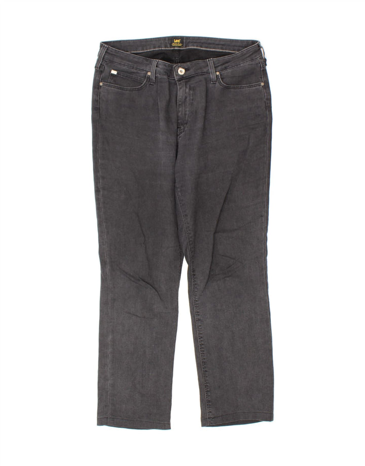 LEE Womens Marion Straight Jeans W34 L27 Grey Cotton Vintage Lee and Second-Hand Lee from Messina Hembry 