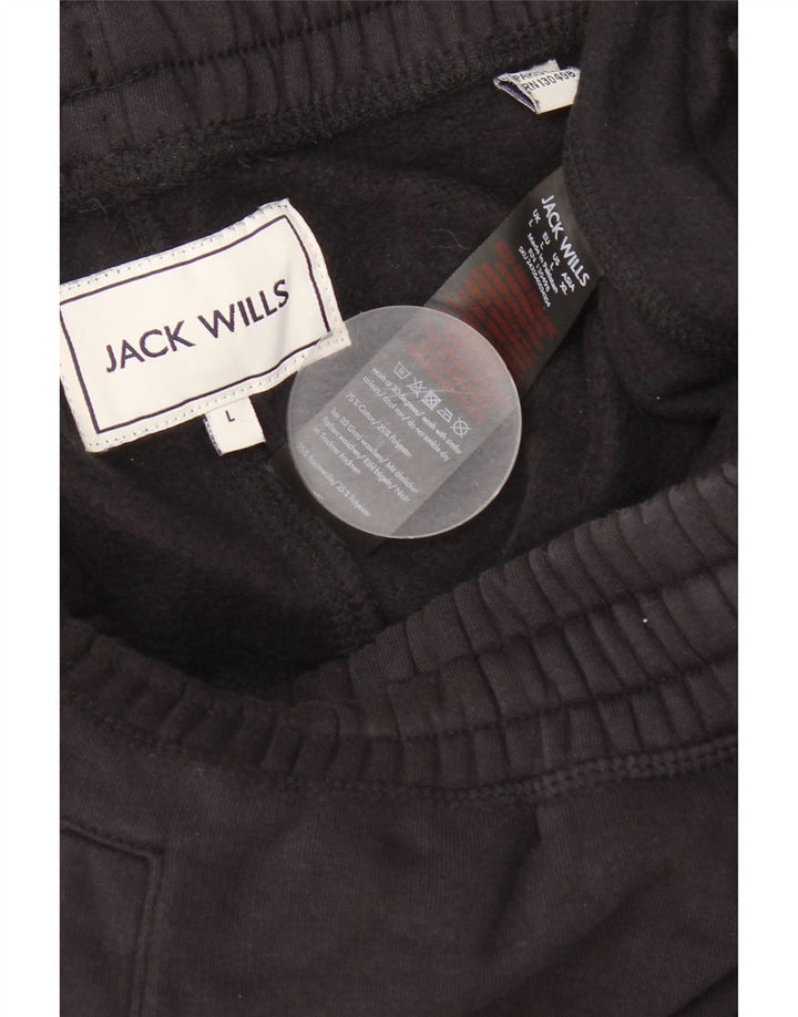 JACK WILLS Herre Sportshorts Store Sorte Bomuld