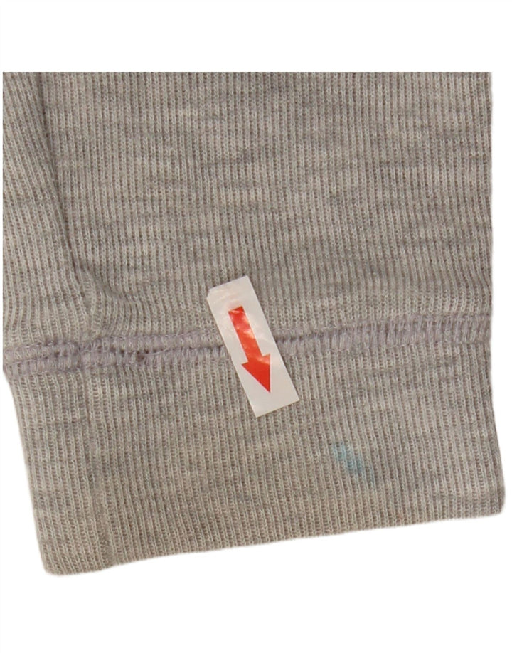 Joules Dame Rullehals Sweatshirt Jumper UK 12 Medium Grey Flecked Bomuld