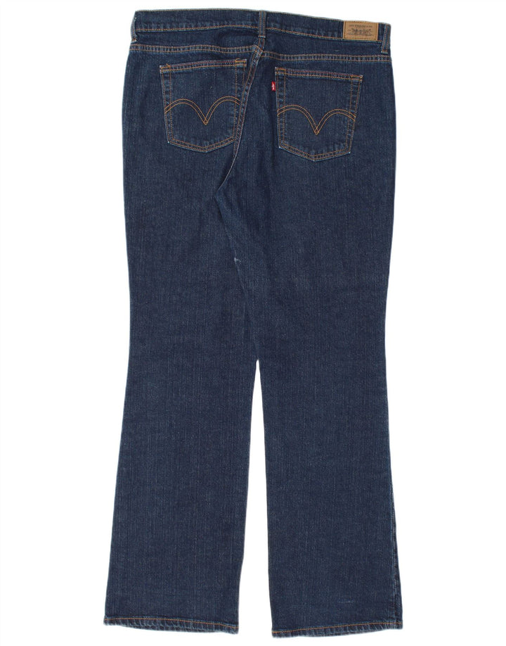 Levi's Dame 515 Bootcut Jeans US 14 XL W36 L32 Blå Bomuld