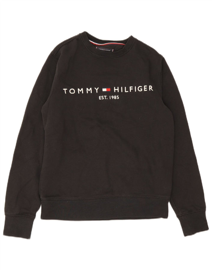Tommy Hilfiger Herre Grafisk Sweatshirt Jumper Lille Sort