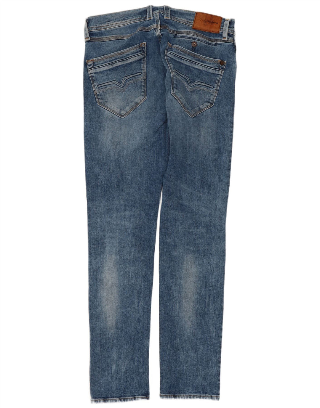 PEPE Jeans Herre Regular Straight Jeans US 10 Large W32 L31 Blue