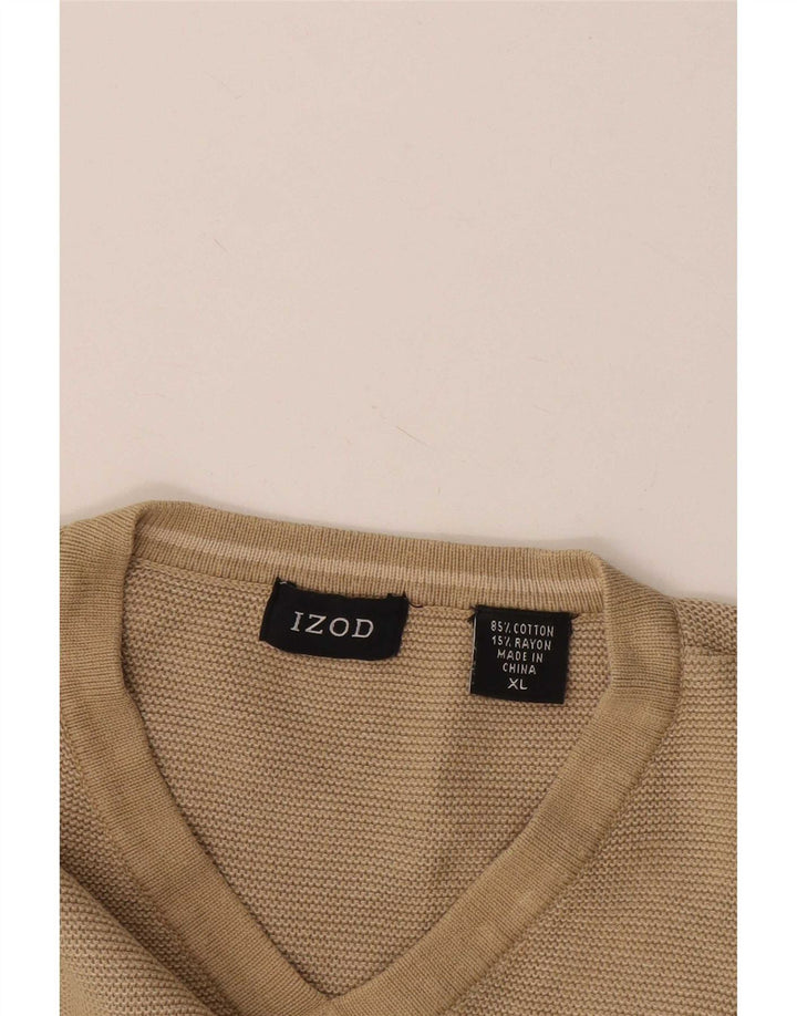 Izod Herrevest Tank Top XL Beige Bomuld