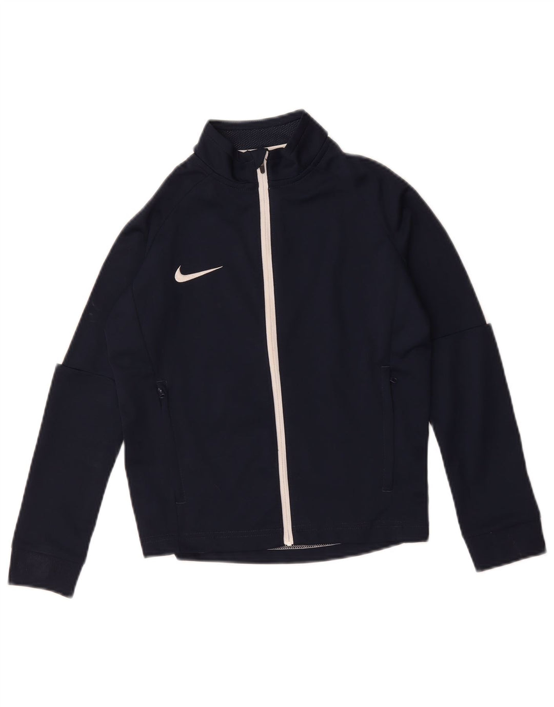 Nike drenge Dri Fit træningsdragt topjakke 8-9 år Lille marineblå