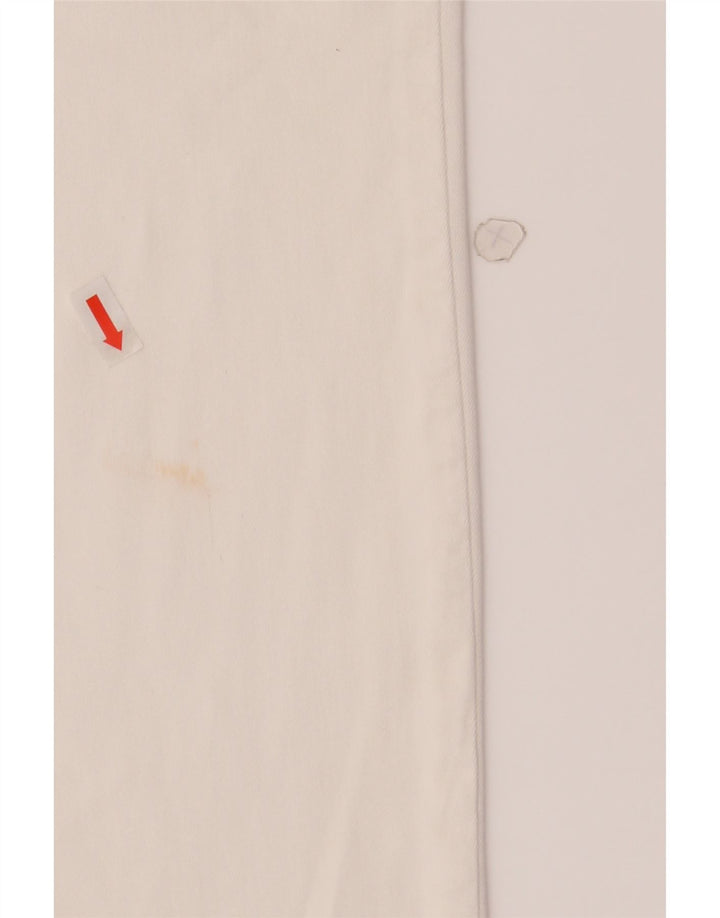 TRUSSARDI Womens Slim Jeans W26 L27 White Vintage Trussardi and Second-Hand Trussardi from Messina Hembry 