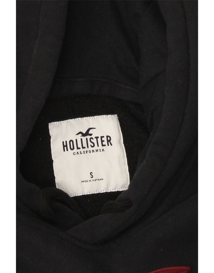 Hollister Grafisk hættetrøje til mænd, lille sort