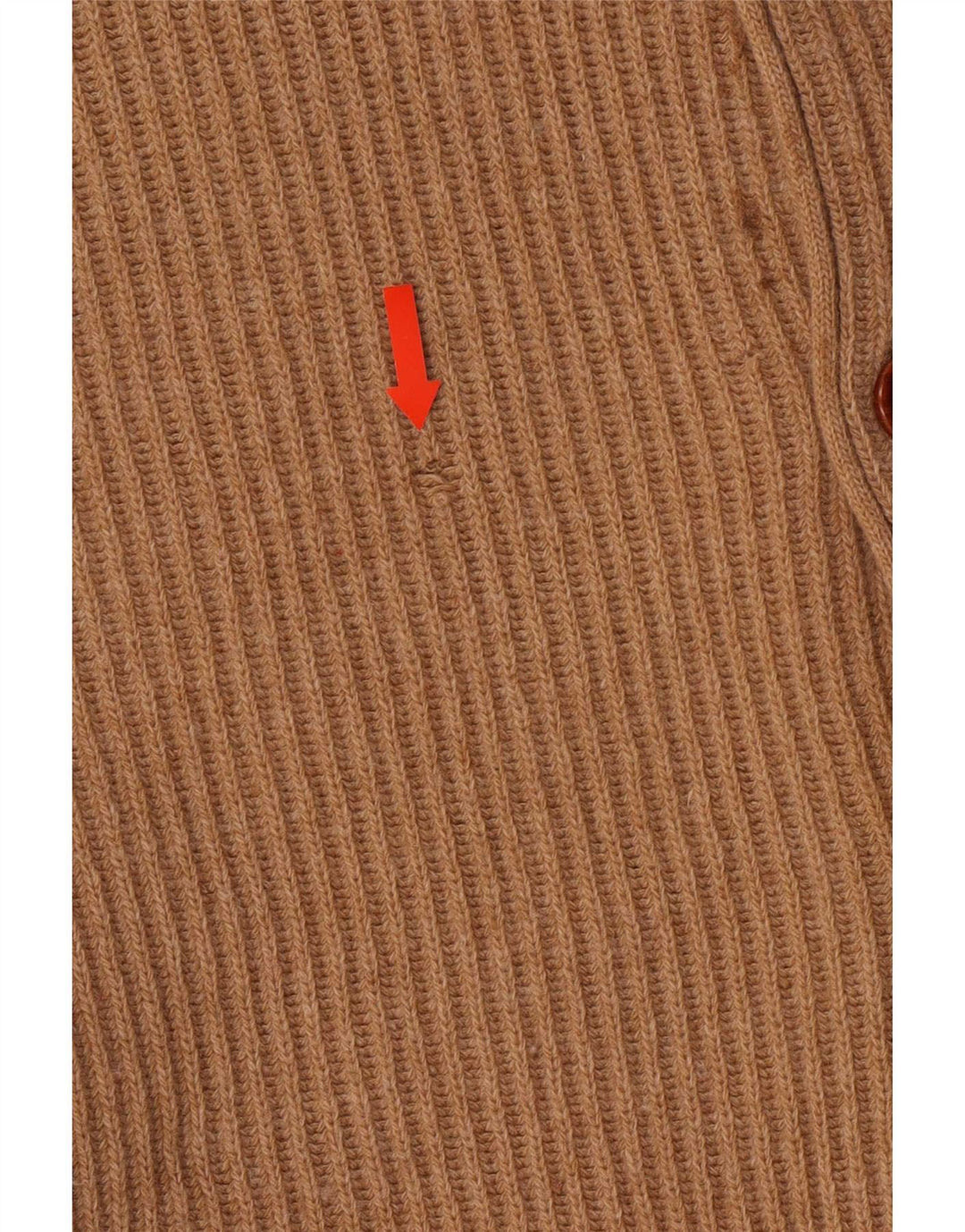 Navigare Cardigan sweater til mænd, stor beige lammeuld