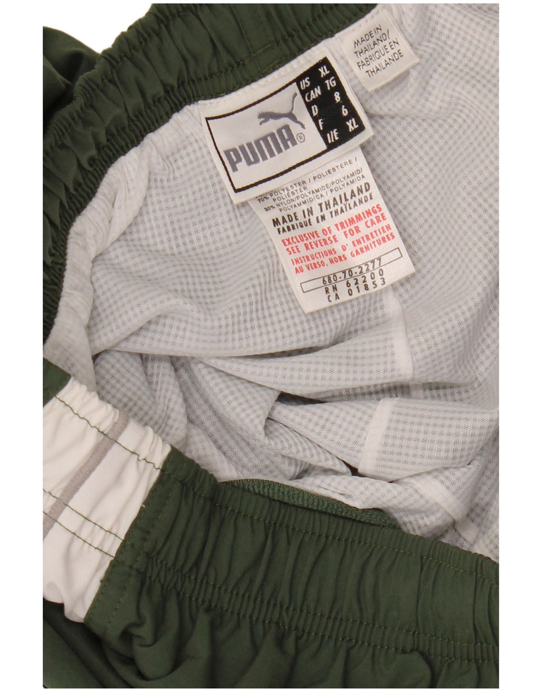 PUMA Træningsdragt til mænd Joggers XL Khaki Colourblock Nylon