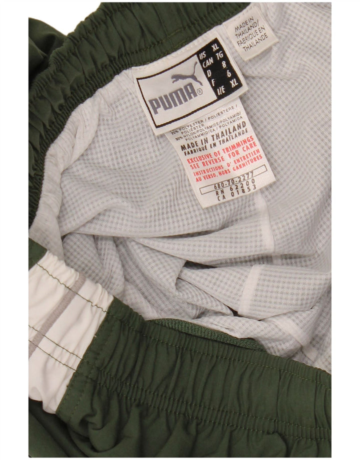 PUMA Træningsdragt til mænd Joggers XL Khaki Colourblock Nylon