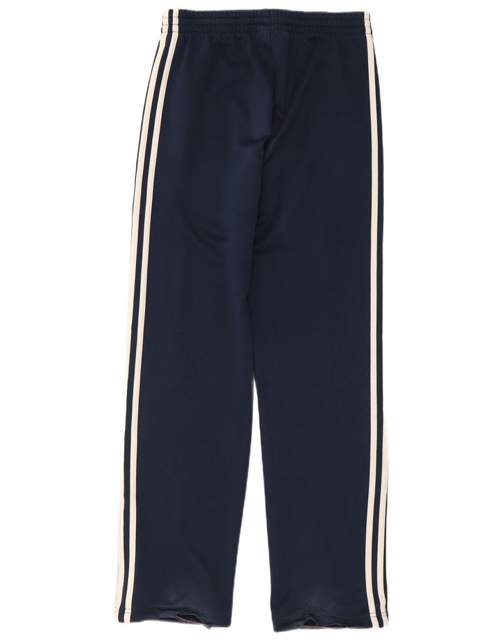 Adidas fuld træningsdragt til mænd UK 36/38 Small Navy Blue Colourblock Polyester