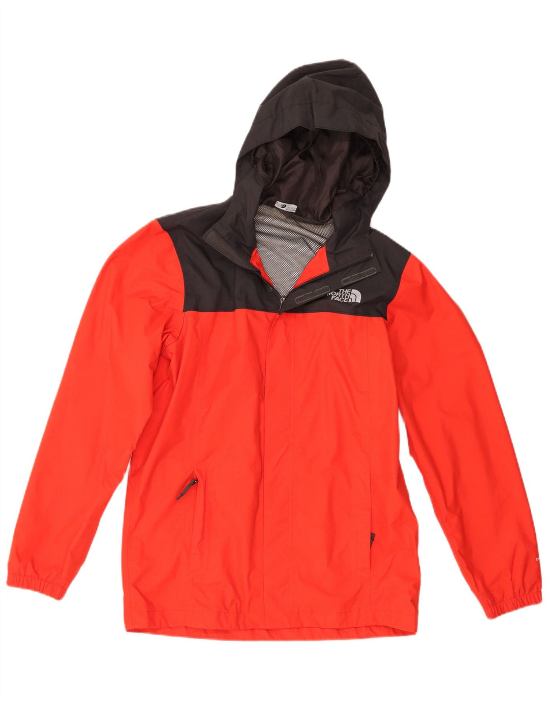 The North Face Boys Regnjakke med hætte 11-12 år Stor rød farveblok