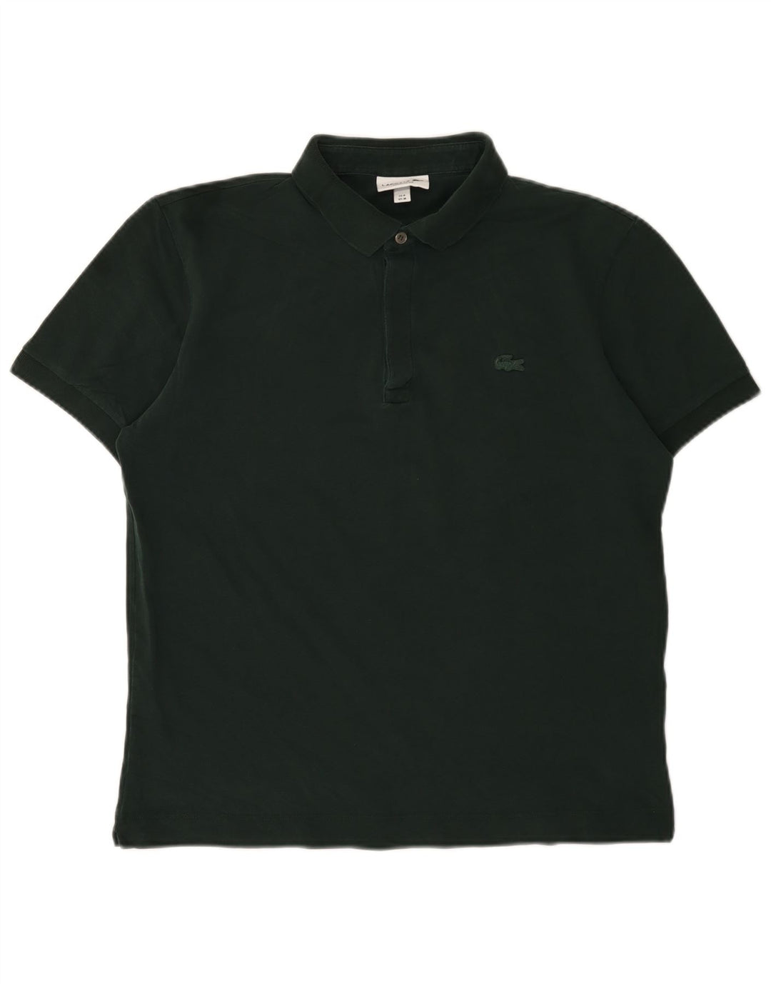 Lacoste Herre Regular Fit Polo Shirt Størrelse 4 Medium Grøn Bomuld