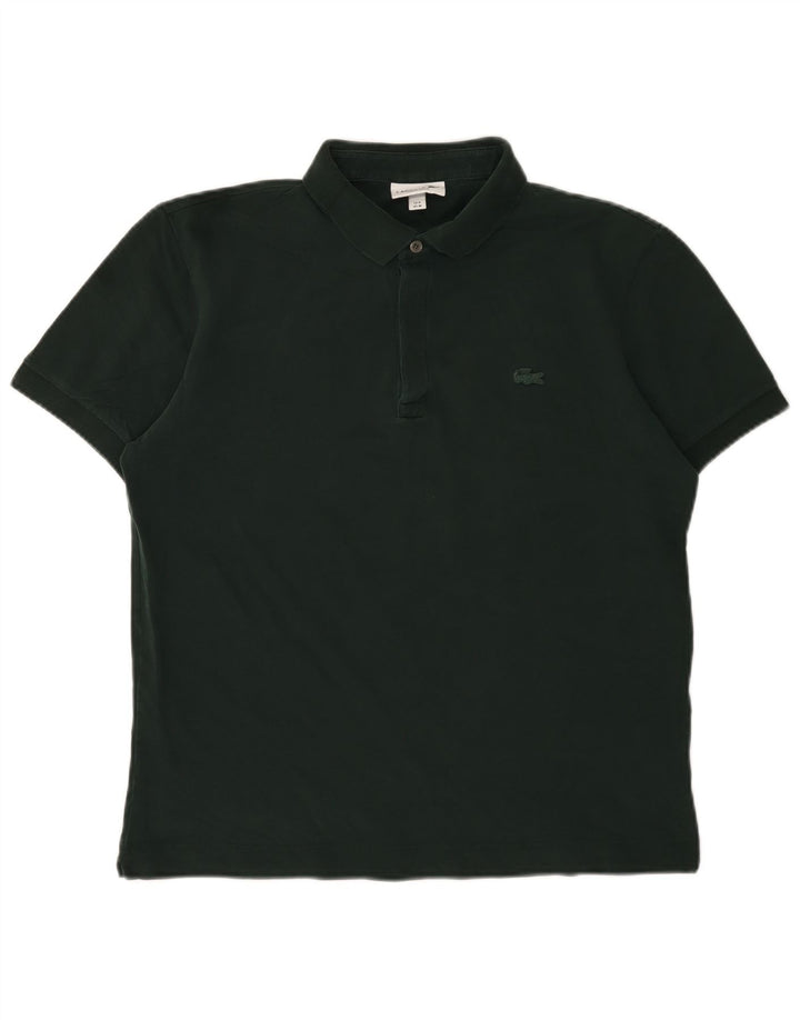 Lacoste Herre Regular Fit Polo Shirt Størrelse 4 Medium Grøn Bomuld