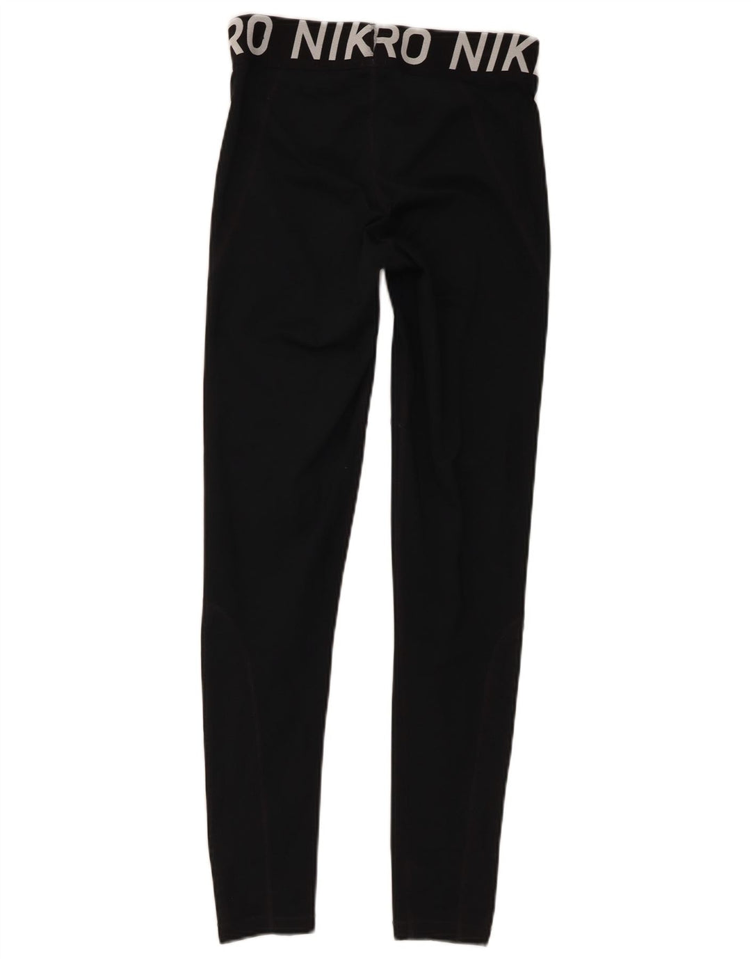 Nike Dame Dri Fit Grafiske Leggings UK 12 Medium Sort Polyester