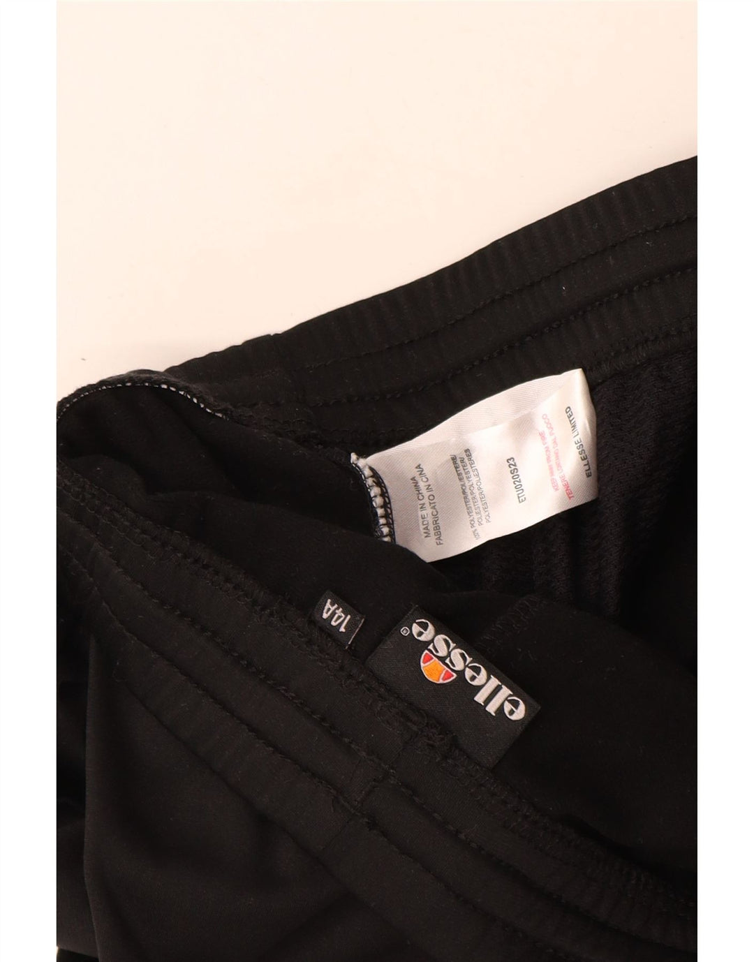 ELLESSE Træningsbukser til drenge 13-14 år Sort polyester