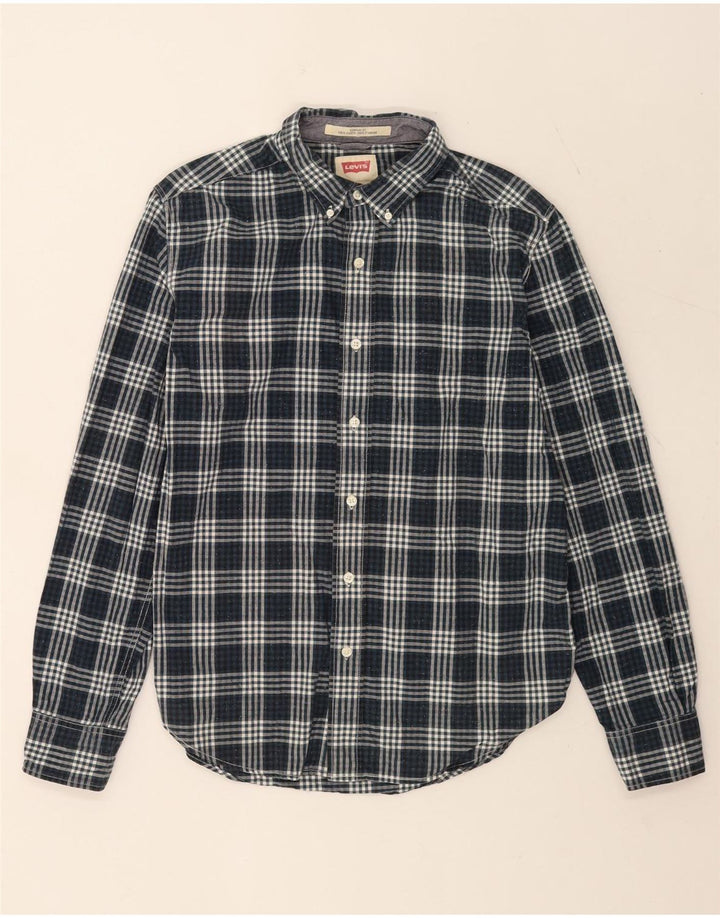 Levi's Herre Standard Fit skjorte Medium Navy Blue Check