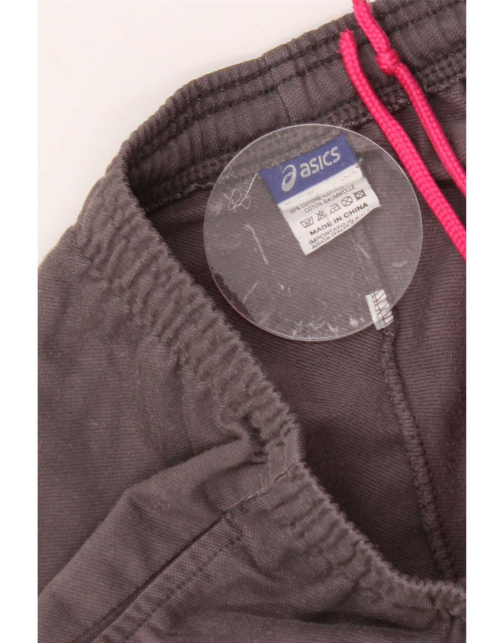 Asics Graphic Tracksuit Bukser til kvinder Joggers UK 14 Medium Grey Polyester