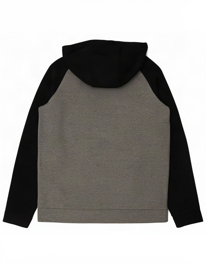 Nike Herre Dri Fit grafisk hættetrøje Jumper lille grå Colourblock Polyester