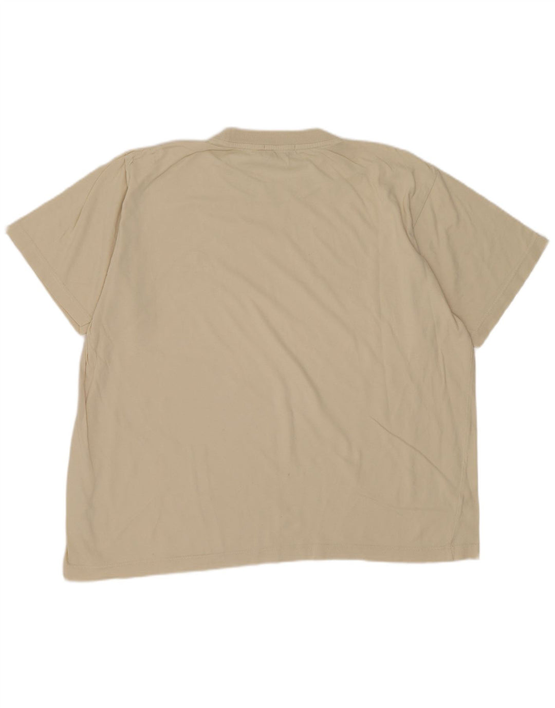 Trussardi Herre T-Shirt Top Lille Beige Bomuld