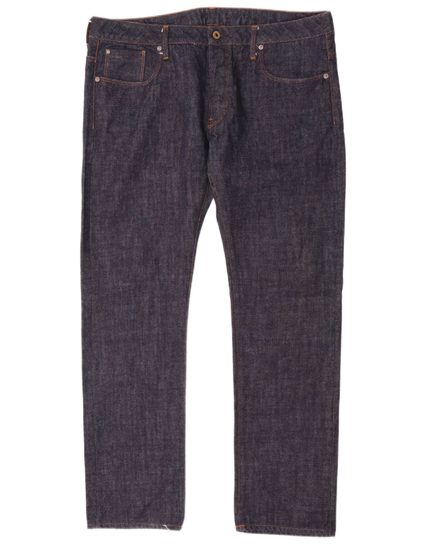 G-STAR Herre 3301 Straight Jeans W40 L34 Marineblå Bomuld