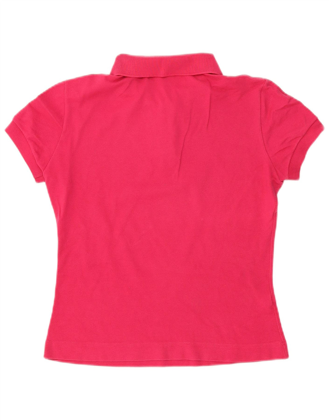 Lacoste Dame Polo Shirt Størrelse 42 Large Pink Bomuld