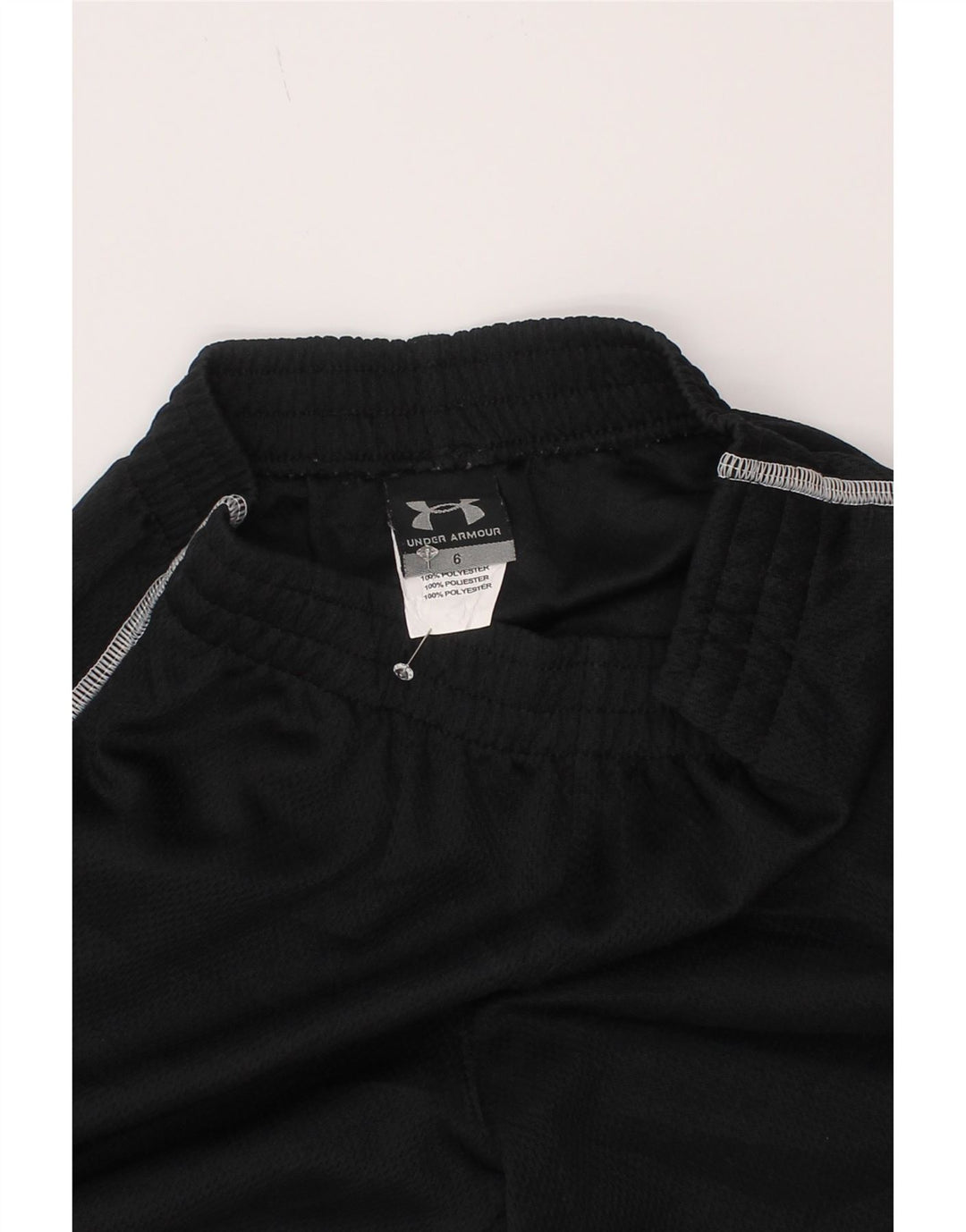 Under Armour Boys grafiske træningsdragt bukser 5-6 år sort polyester