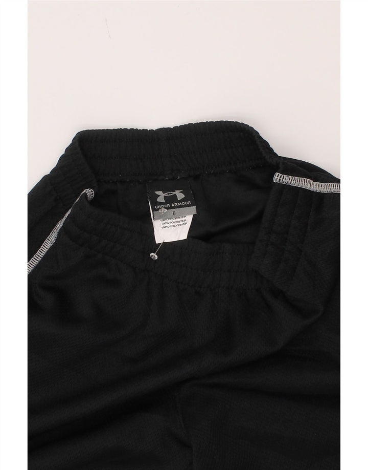 Under Armour Boys grafiske træningsdragt bukser 5-6 år sort polyester
