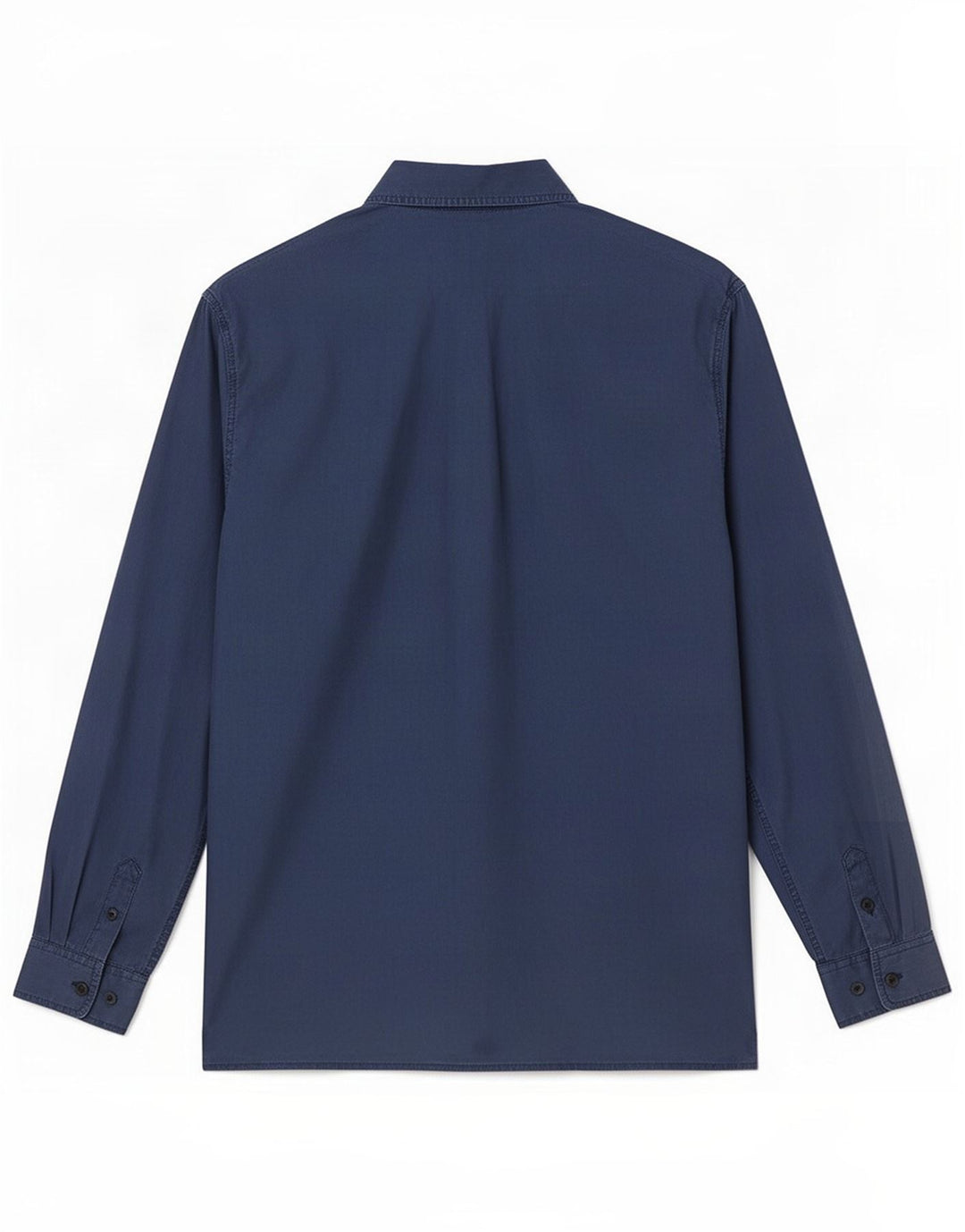 Vintage dameskjorte UK 14 Medium Navy Blue Silke