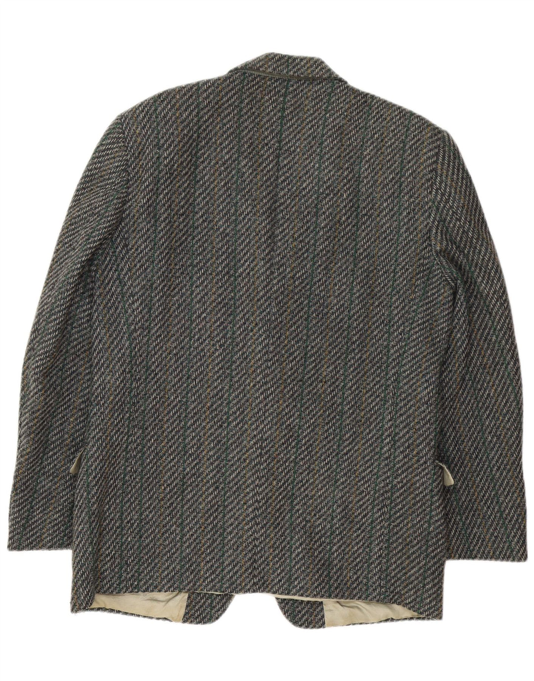 Facis Herre 2-knaps blazerjakke IT 52 XL Grå sildebensuld