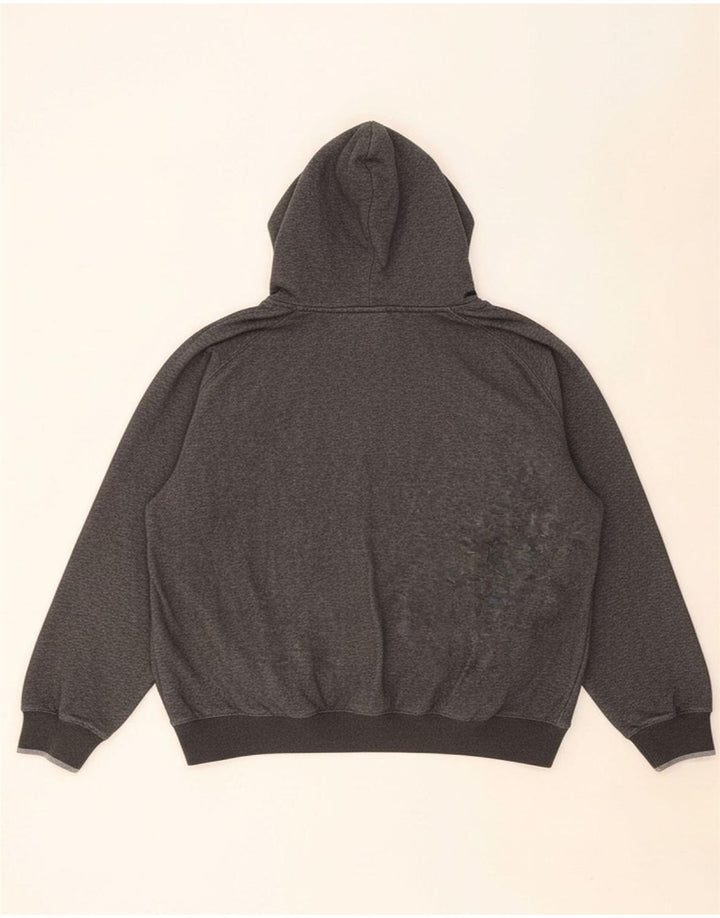 CHAMPION Mens Hoodie Jumper Medium Grey Colourblock Cotton