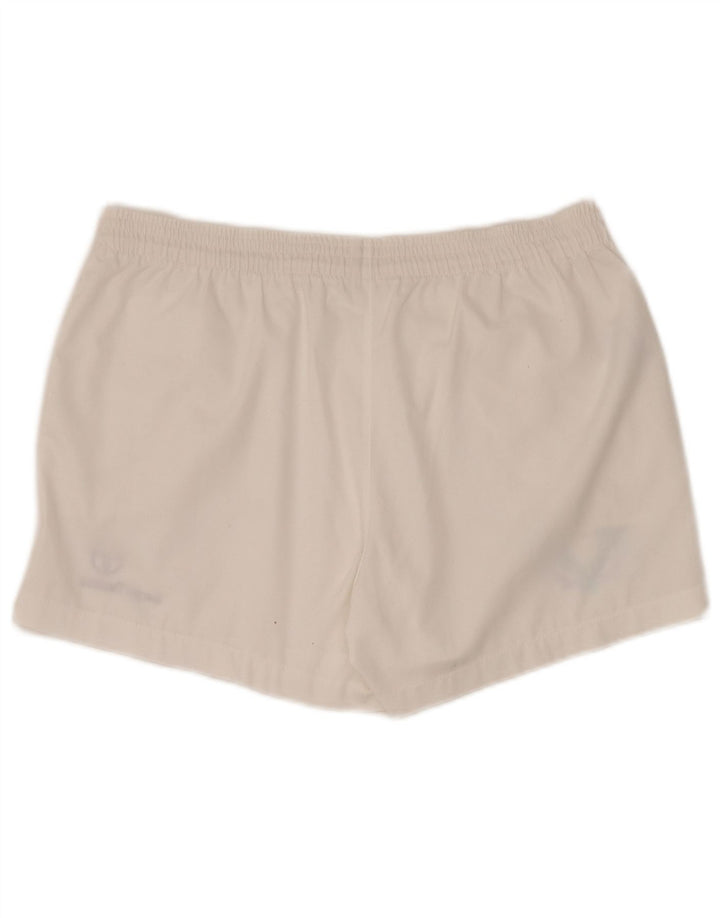 Sergio Tacchini Herre grafiske sportsshorts IT 52 Large White Polyester
