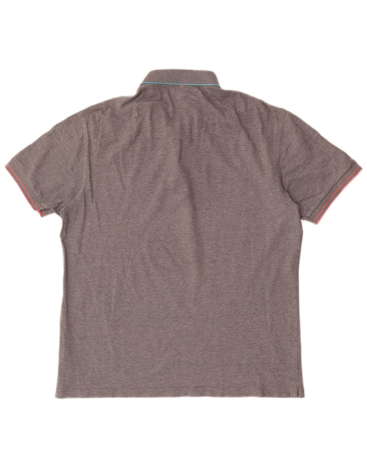 SUN68 Herre poloshirt 2XL gråstribet bomuld